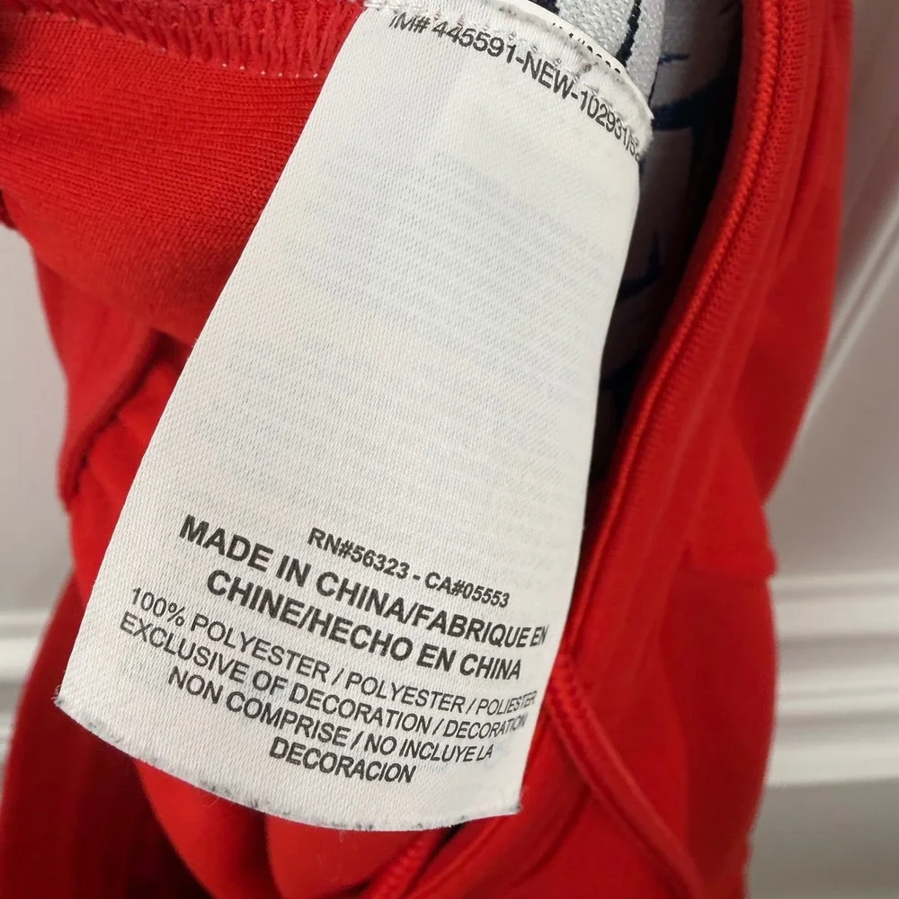 Nike Mens Sportswear Tribute Track Pants Red Blue White Tape Size M‎